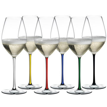 6 бокалов для шампанского RIEDEL Fatto A Mano Gift Set Champagne Wine Glass 445 мл (арт. 7900/28-22)