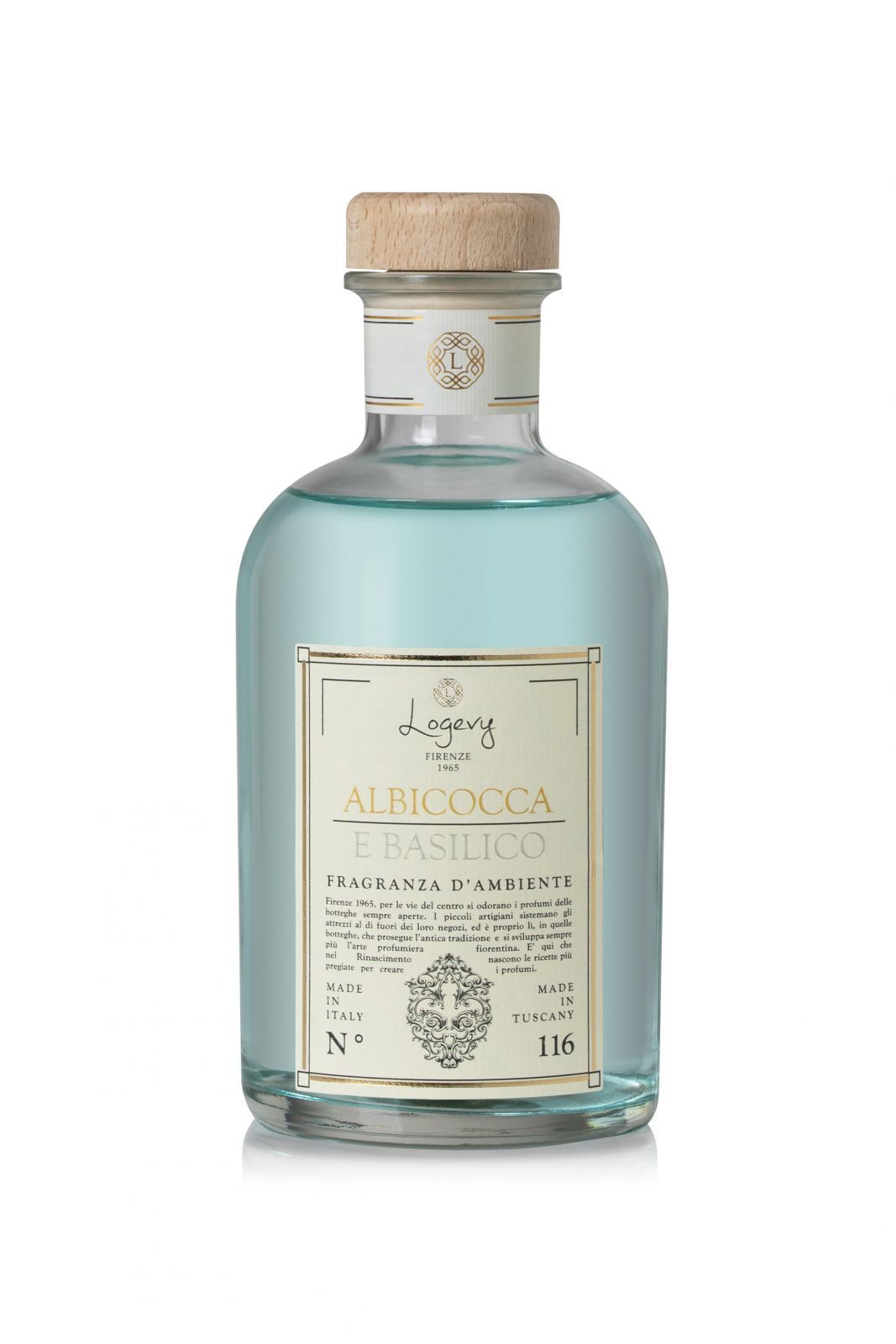 Ароматический диффузор Logevy Firenze 1965 Albicocca e Basilico Fragranza d'Ambiente LOG0134