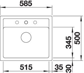 Кухонная мойка Blanco Legra 6 Silgranit Black 526084