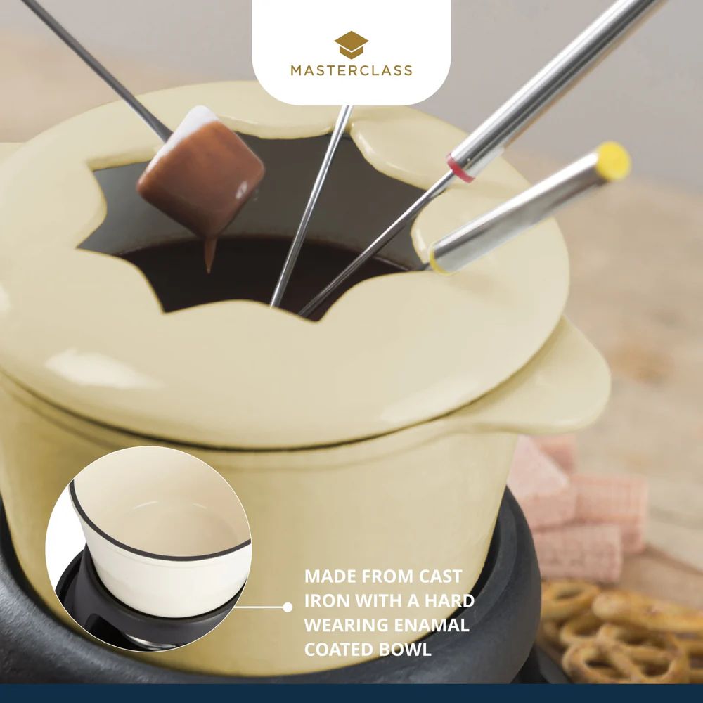 Набор для фондю KitchenCraft MasterClass Cream Fondue Set KCFONDUEBEI