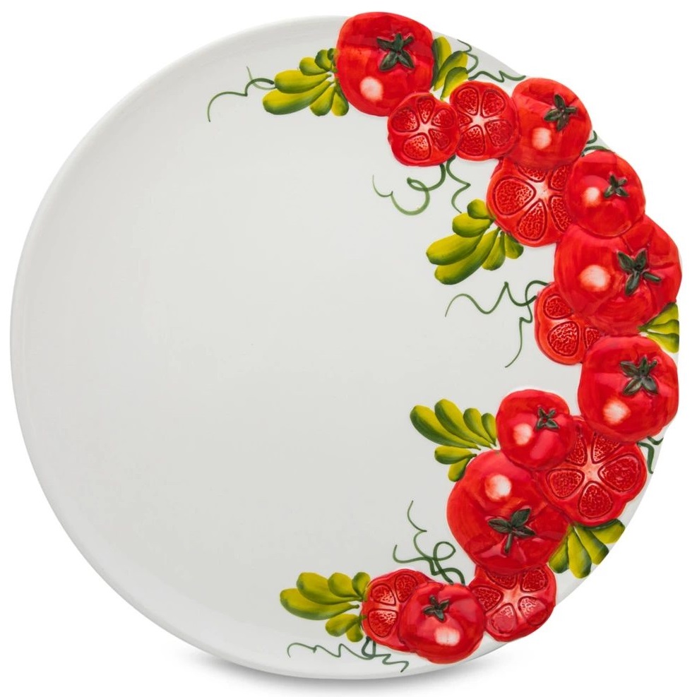 Блюдо круглое Edelweiss Tomato Large Round Platter EDW-646