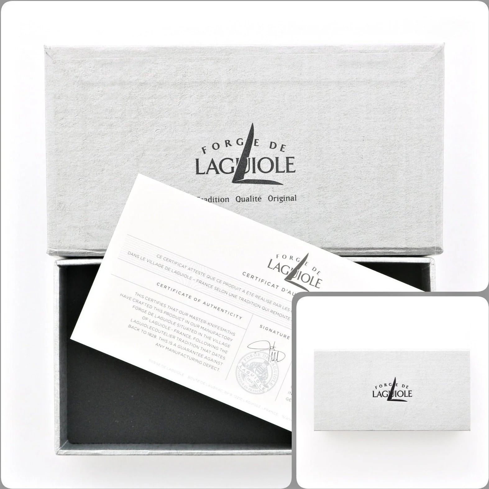 Складной нож со штопором Forge de Laguiole Folding Knife Snakewood Handle / 22121 IN AM BRI