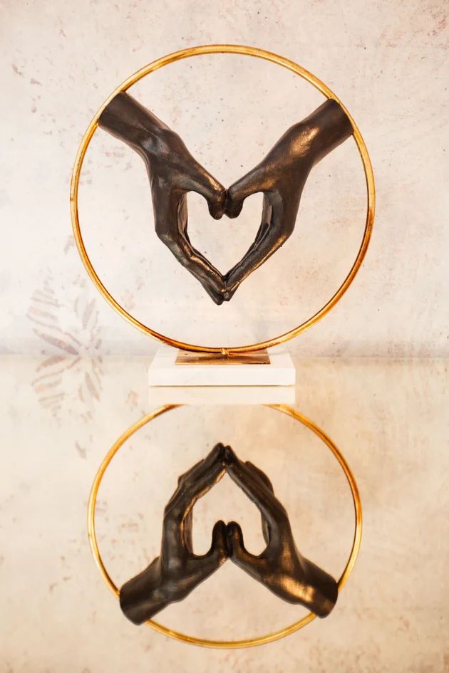 Фигурка KARE Deko Objekt Elements Heart Hand 53431