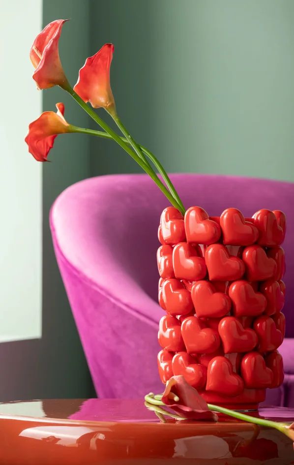 Ваза KARE Vase Hearts 56566