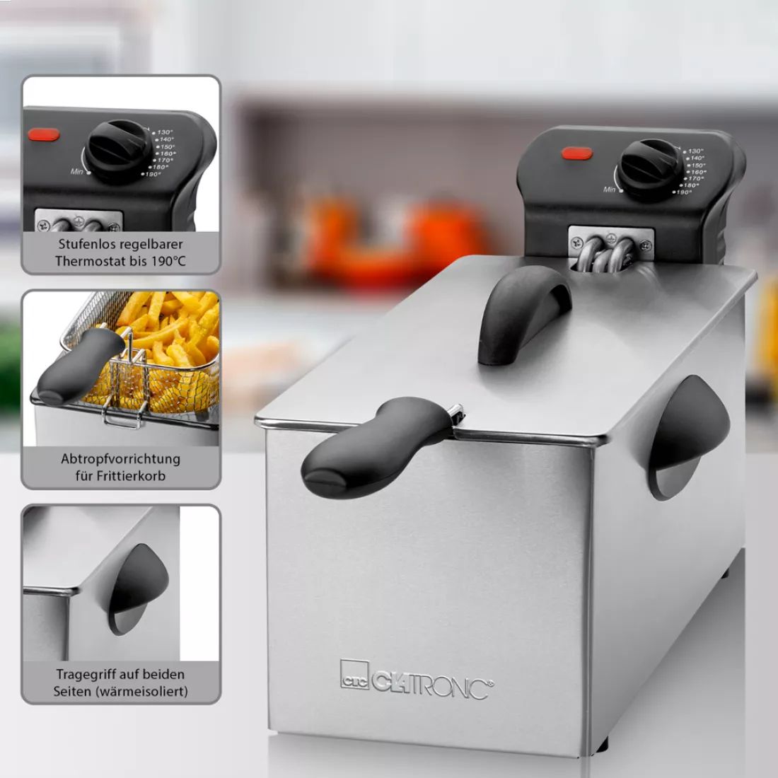 Фритюрница Clatronic FR 3586 inox