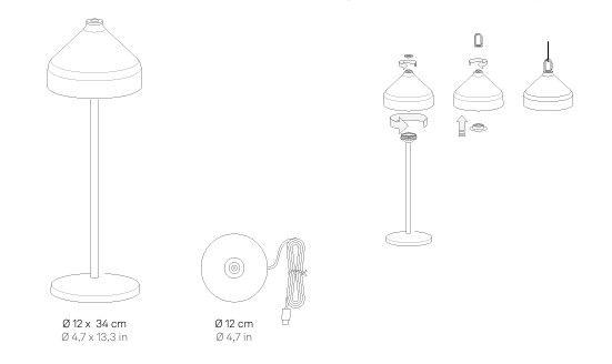 Настольная лампа Zafferano Amelie Terracotta Table Lamp LD1090T3