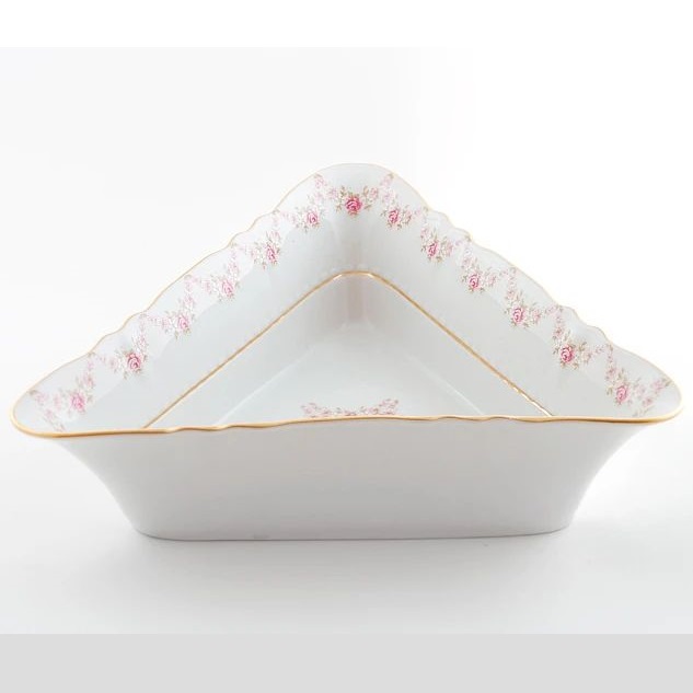 Салатник треугольный Leander Sonata Květinová Nálada 07111432-0158