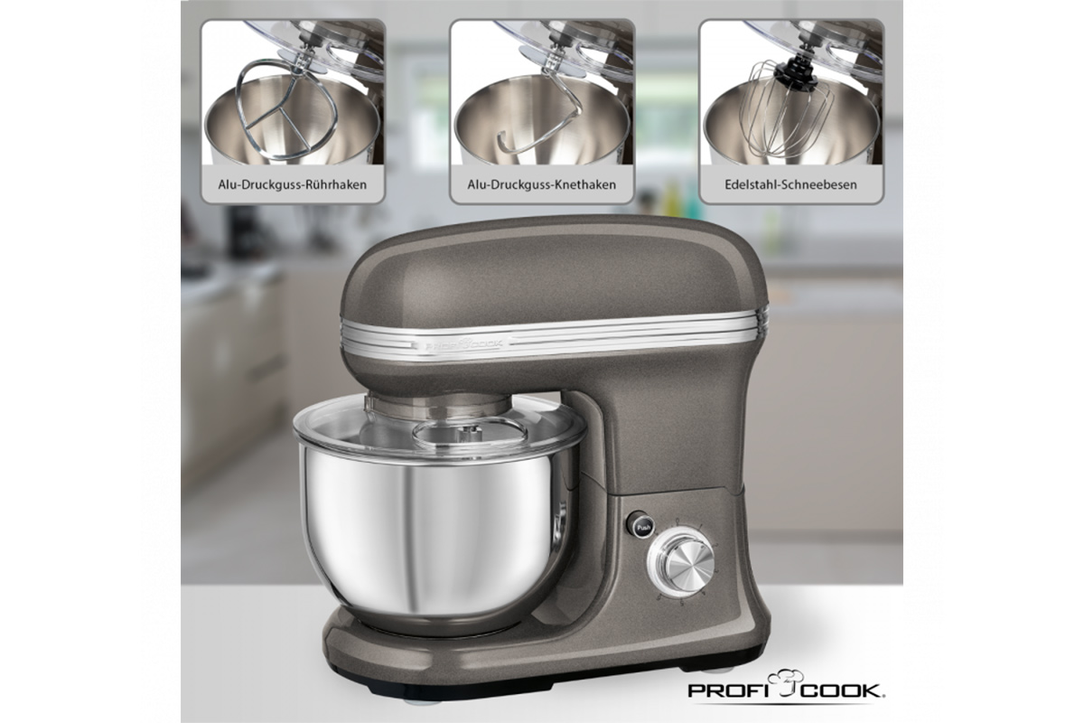Миксер планетарный Proficook PC-KM 1197 anthrazit