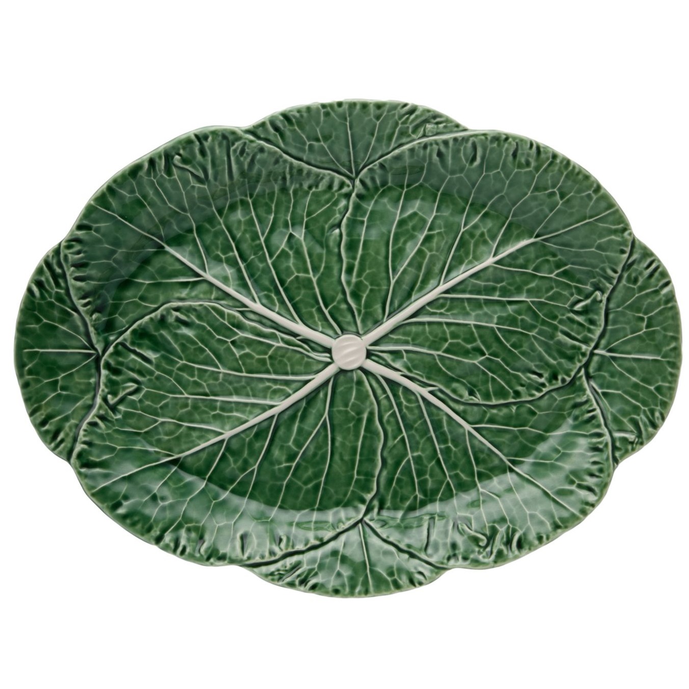 Блюдо Bordallo Pinheiro Cabbage Large Oval Platter 65000748