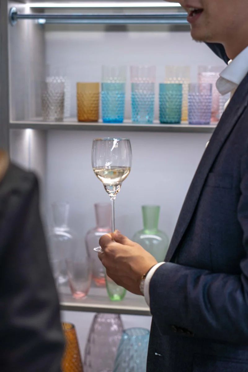 2 бокала для белого вина Klimchi Shadows White Wine Glass Cloudless Clear Set 25143/380-01/00