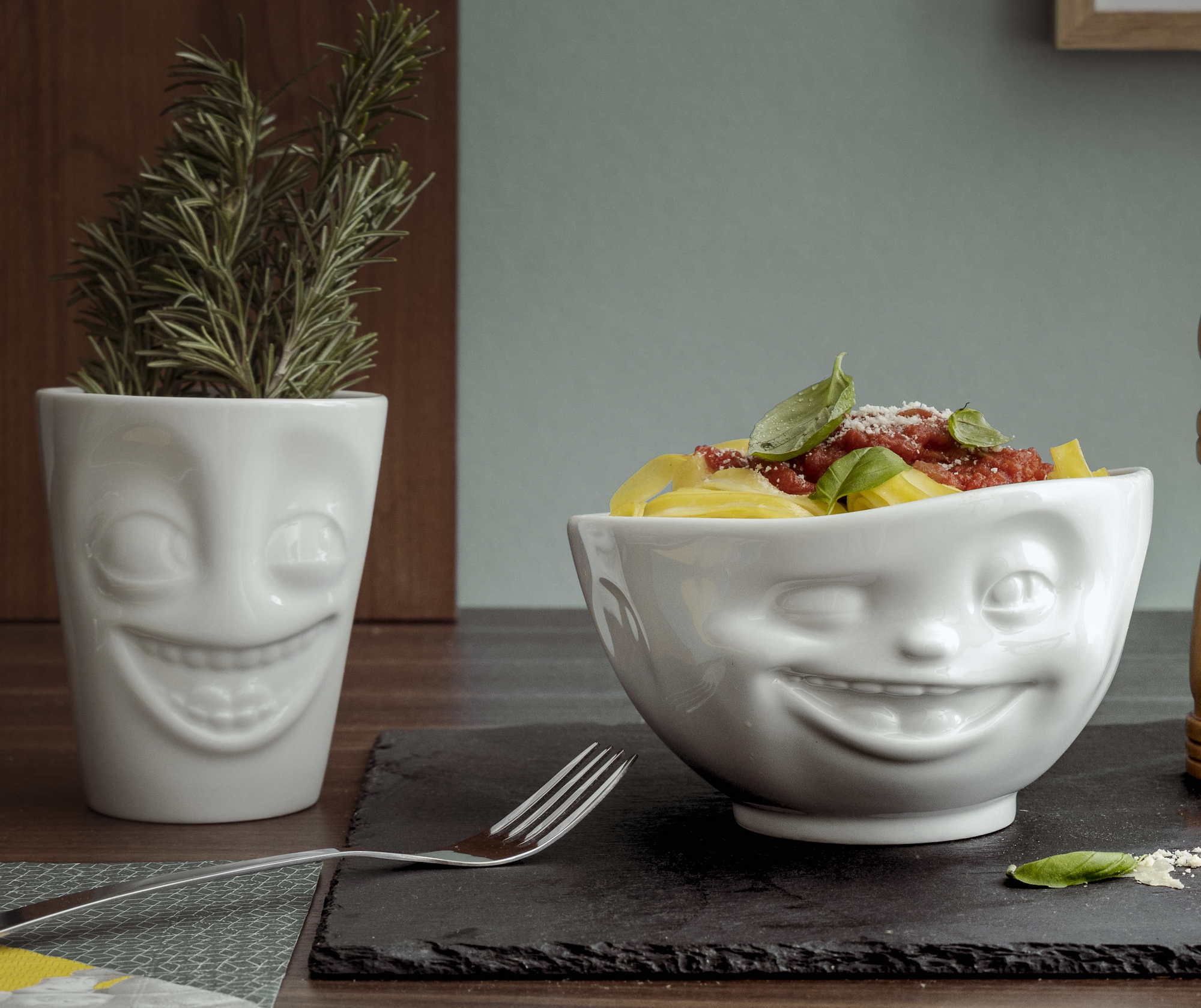 Салатник Tassen Bowl Winking white 01.08.01