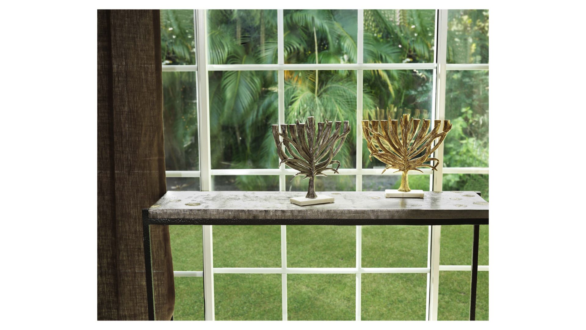 Подсвечник Michael Aram Palm Menorah 174928