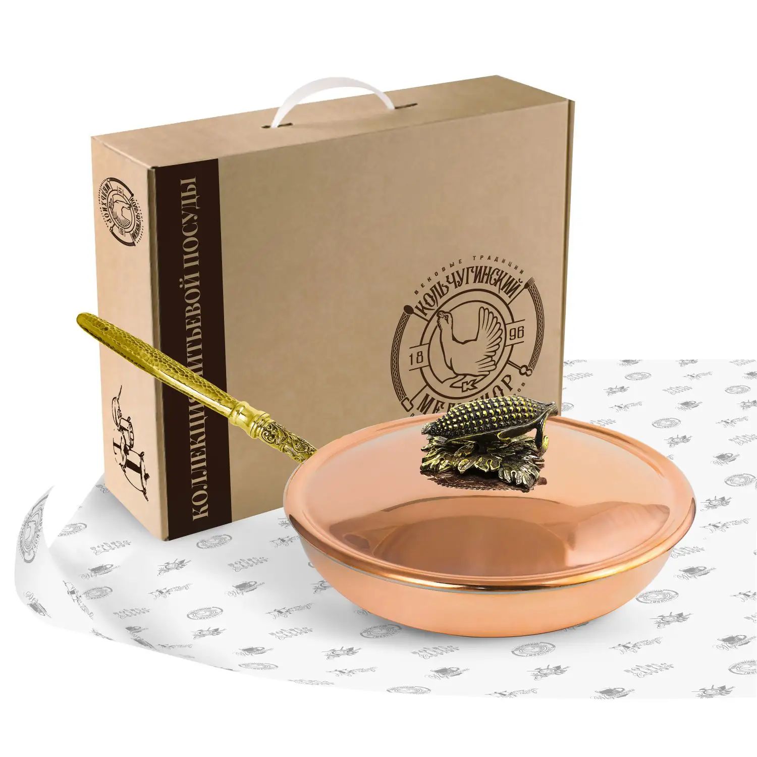 Сковорода с крышкой Кольчугинский Мельхиор KM111764