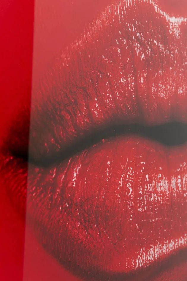 Картина KARE Glasbild Red Lips 57015