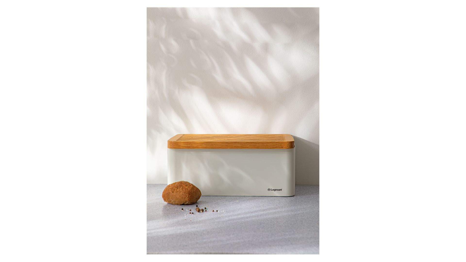 Хлебница Legnoart Crispy White BB-80W