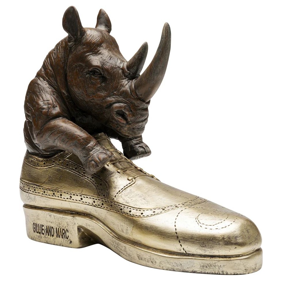 Фигурка KARE Deko Figur Rhino Shoe Fetish 56255