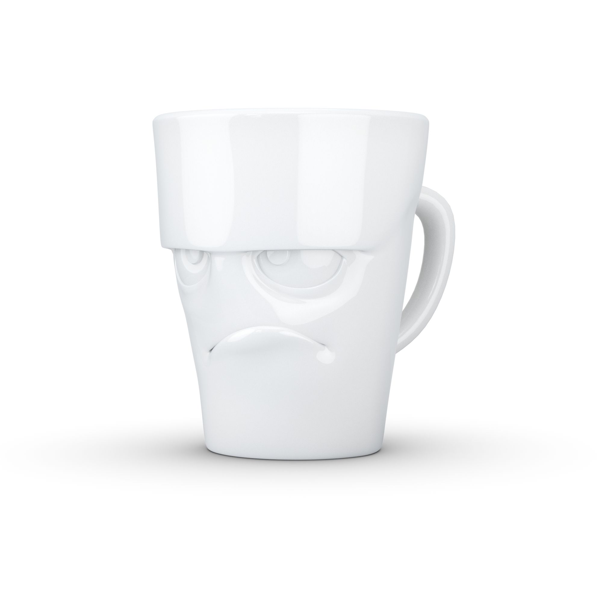 Кружка Tassen Mug with handle Grumpy white 01.81.01