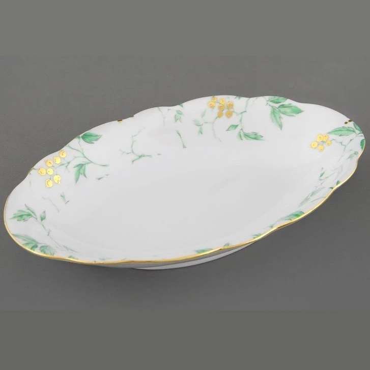 Блюдо овальное Leander Mary-Anne Zelené Listy 03111726-1381