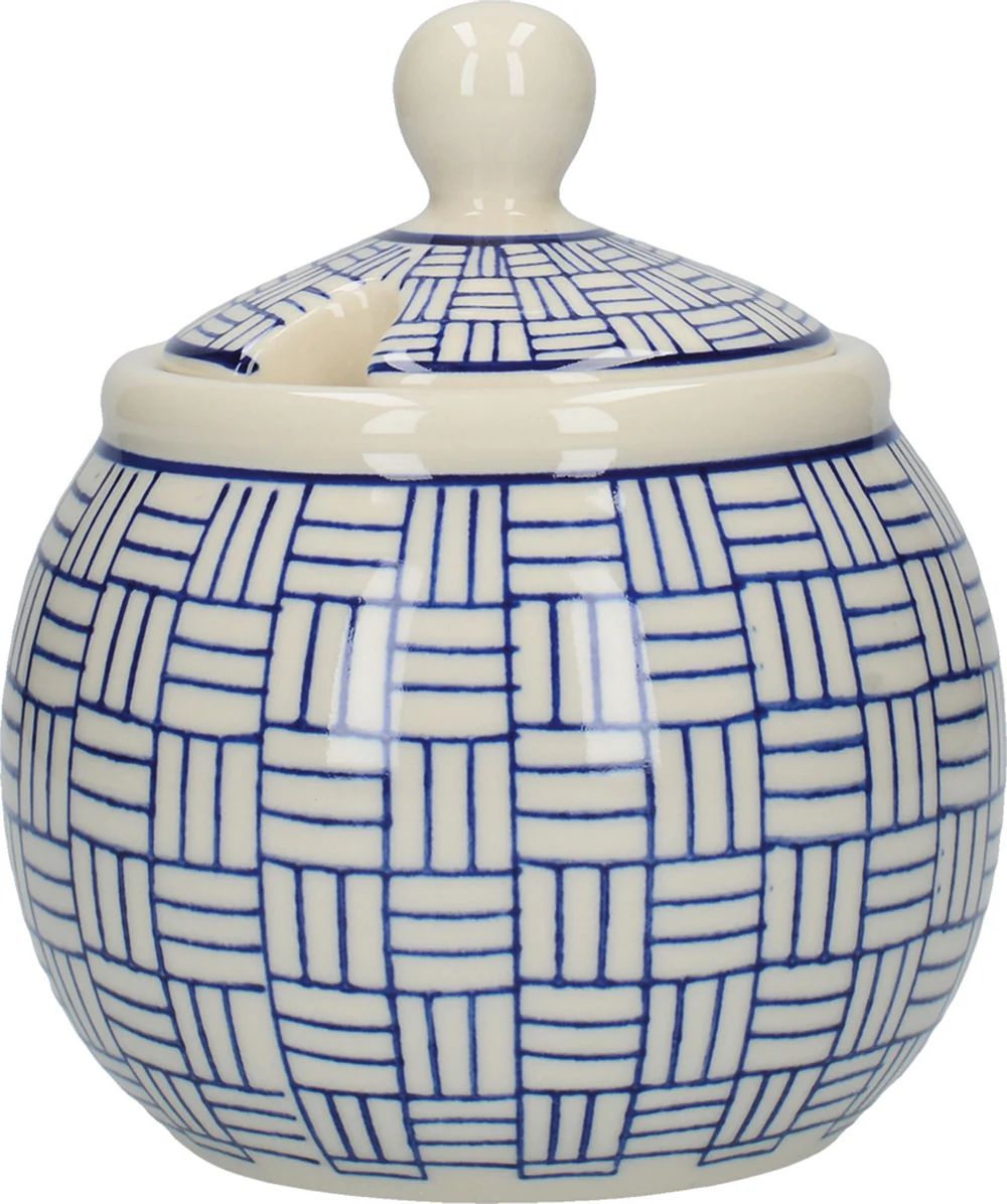 Сахарница и молочник KitchenCraft London Pottery Lattice Sugar & Creamer Set JY18LT46