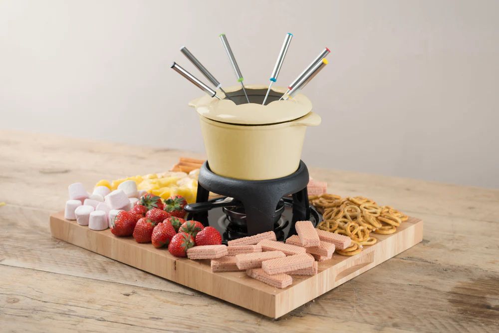 Набор для фондю KitchenCraft MasterClass Cream Fondue Set KCFONDUEBEI