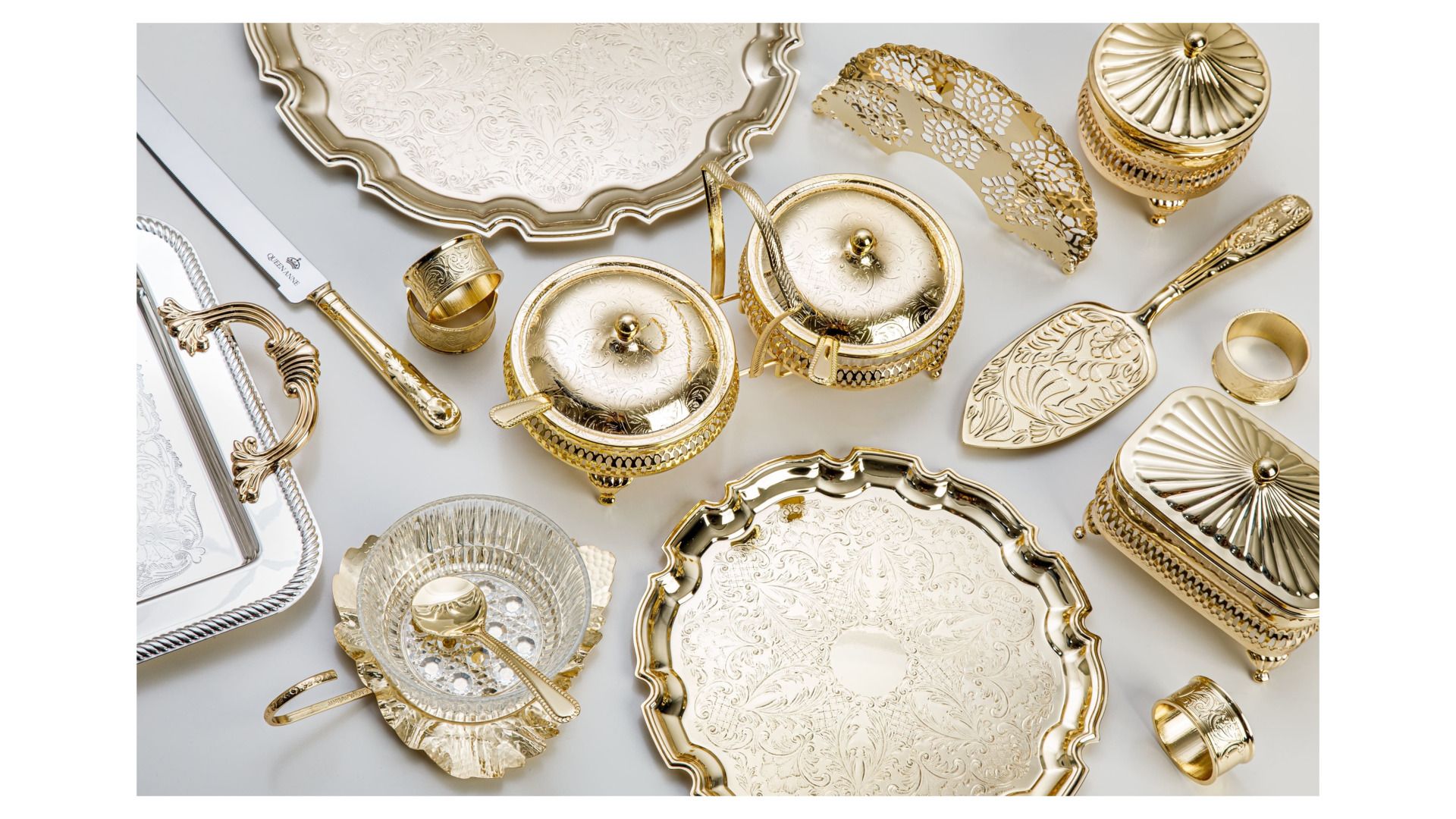 Сахарница Queen Anne Golden Sugar Bowl 4/4907