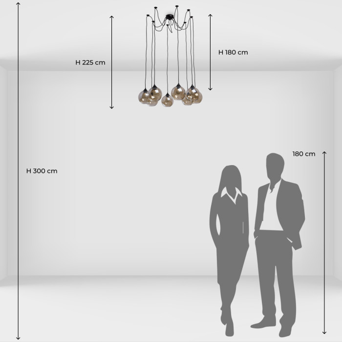 Люстра подвесная De Markt Fusion Hanging Chandelier 392016208