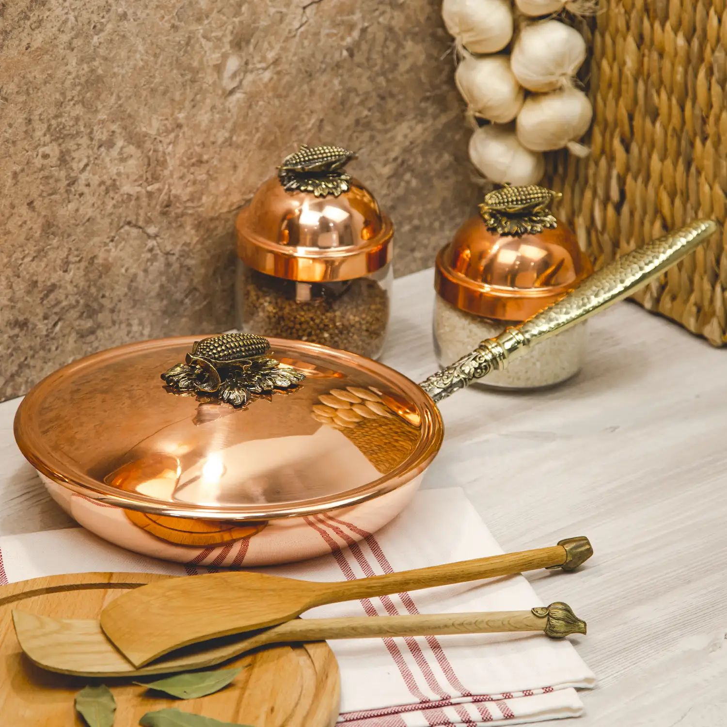 Сковорода с крышкой Кольчугинский Мельхиор KM111764