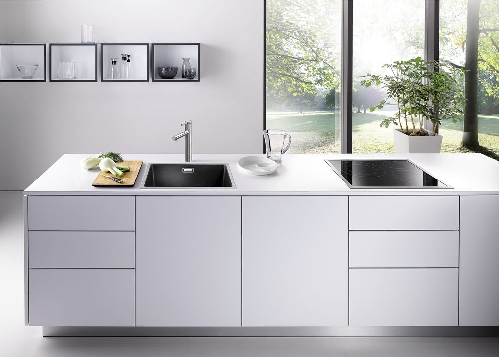 Кухонный смеситель Blanco Linee-S Galvanic Chrome 517591