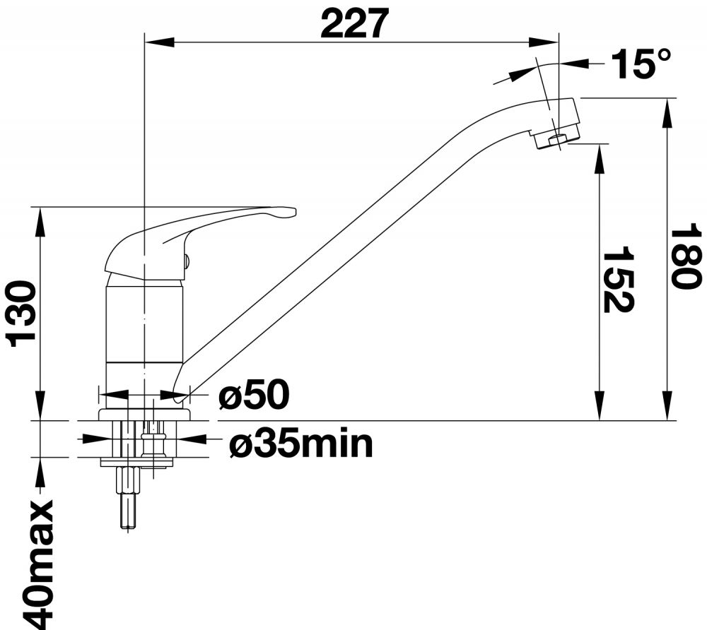 Кухонный смеситель Blanco Daras Galvanic Chrome 524179