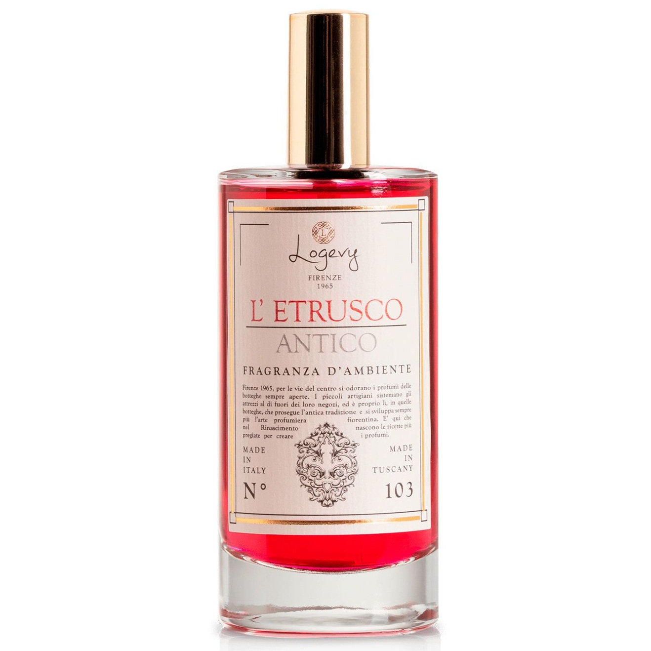Ароматический спрей для дома Logevy Firenze 1965 L'Etrusco Antico Room Eco Spray LOG0110