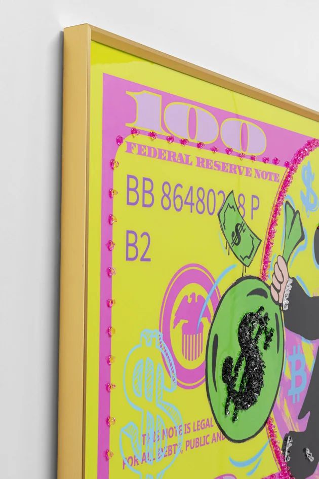 Картина KARE Gerahmtes Bild Graffiti Money 56678