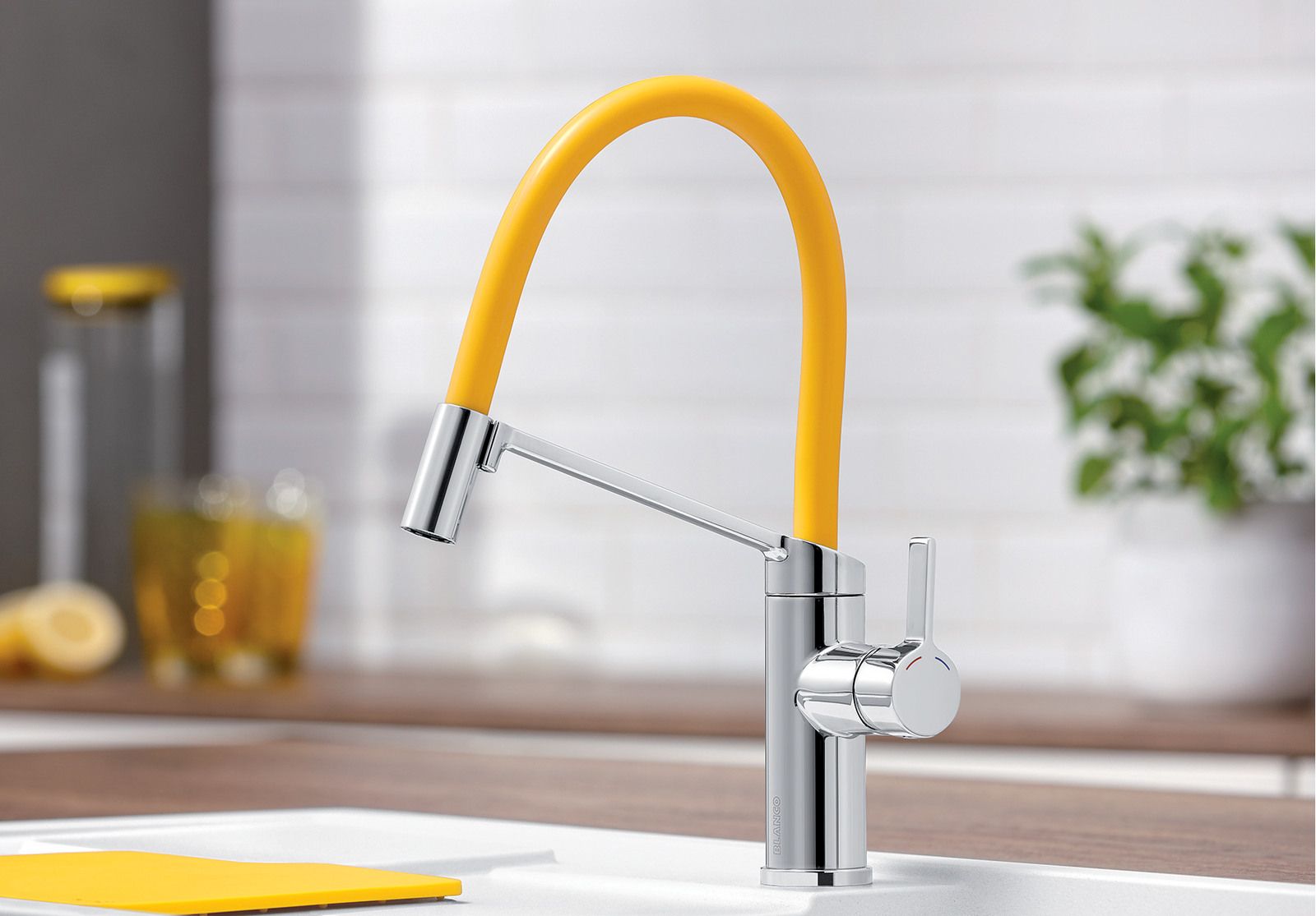 Кухонный смеситель Blanco Viu-S Galvanic Chrome 524813