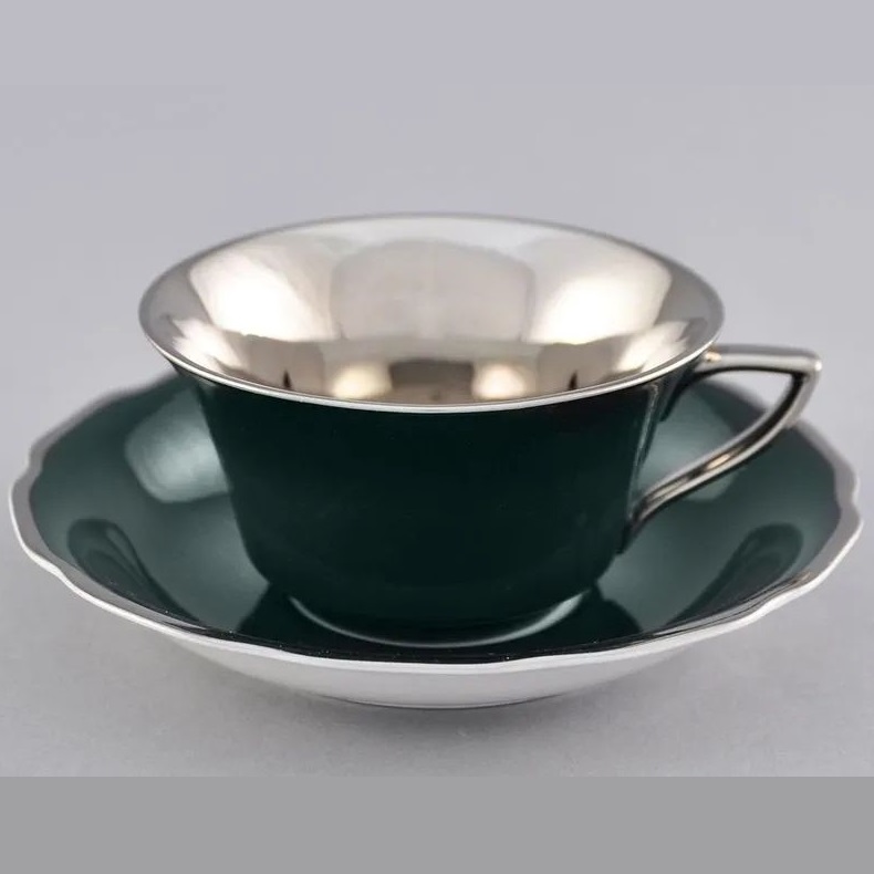 Чашка с блюдцем Leander Windsor Platinová Odnož 13120424-282E