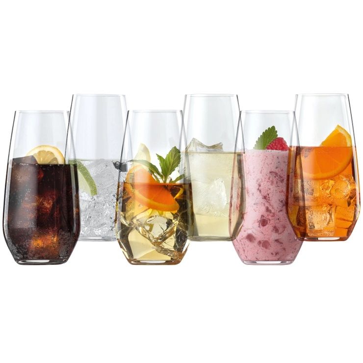 6 стаканов для коктейлей Spiegelau Authentis Casual Summer Drinks 550 мл (арт. 4800192)