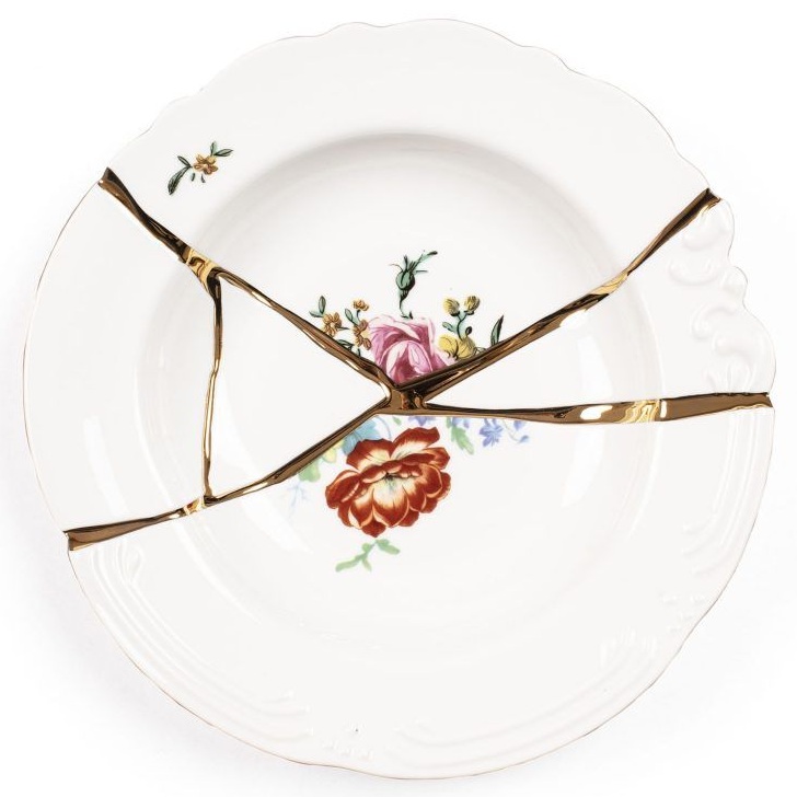 Тарелка суповая Seletti Kintsugi Soup Plate 09622