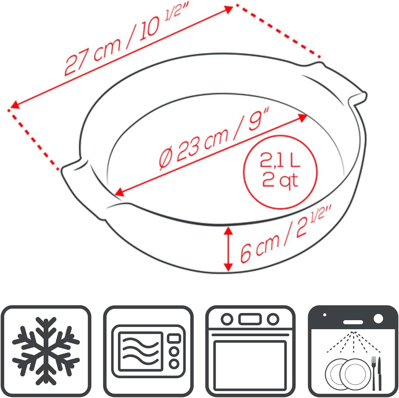 Форма для запекания Peugeot Ecru 60282