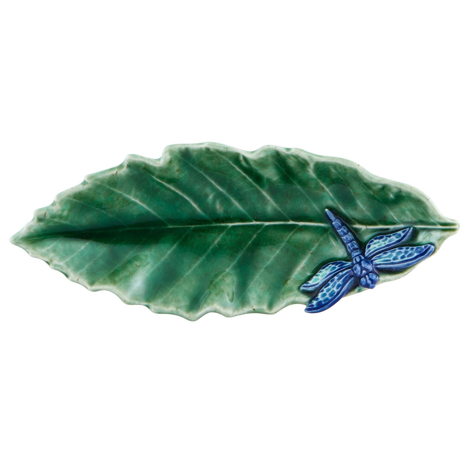 Блюдо Bordallo Pinheiro Countryside Leaf Chestnut Tree with Dragonfly 65024051
