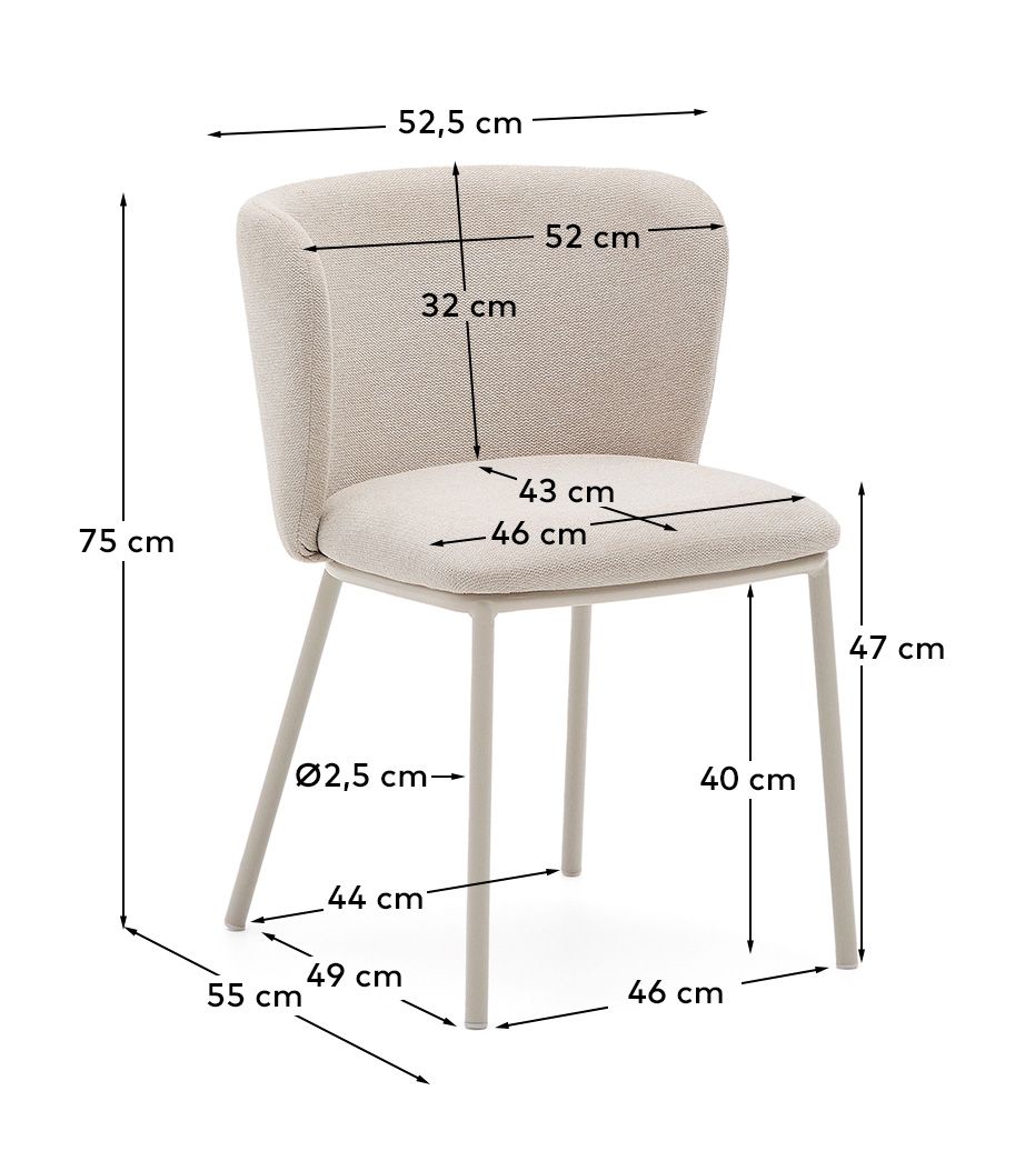 Стул La Forma Ciselia Silla LF-206437