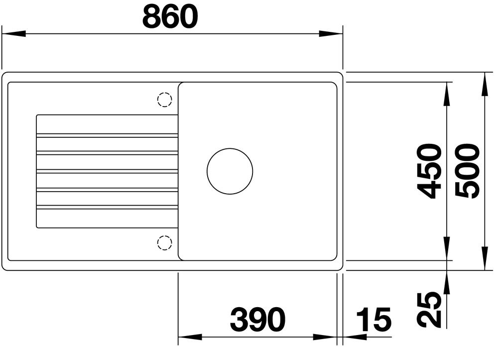 Кухонная мойка Blanco Zia 5S Silgranit White 520515