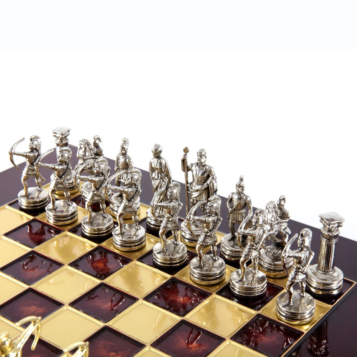 Шахматы Manopoulos Handcrafted Luxury Archers Chess Set S15RED