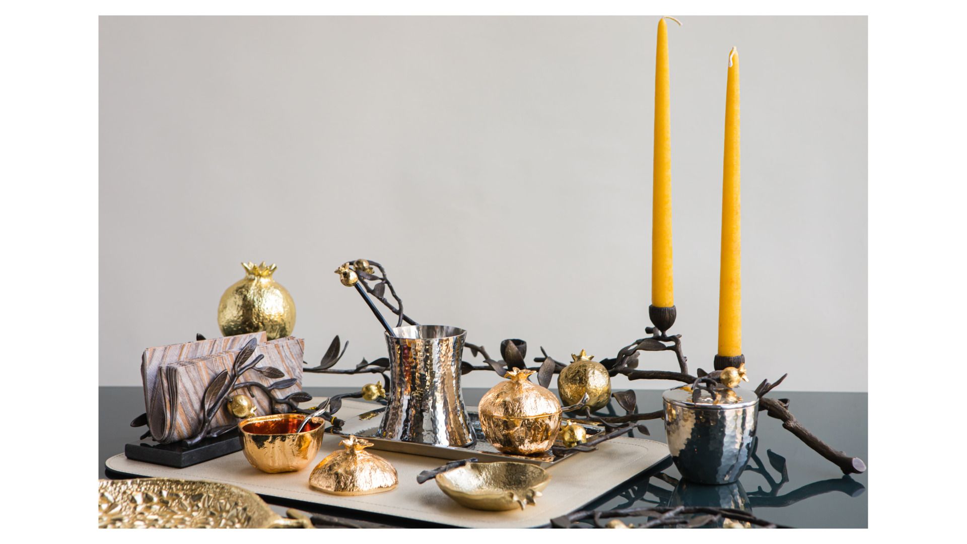 Сахарница с ложкой Michael Aram Pomegranate 175226