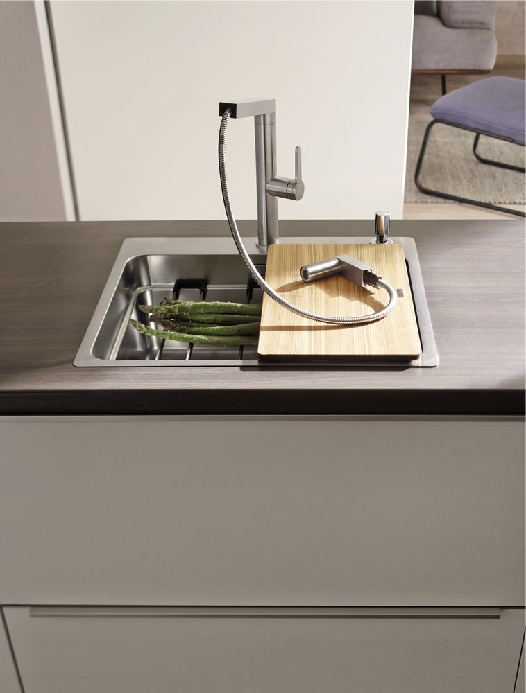 Кухонный смеситель Blanco Panera-S Stainless Steel 521547