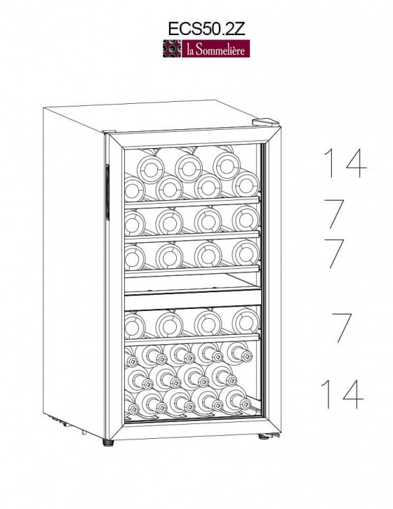 Винный шкаф La Sommeliere ECS50.2Z
