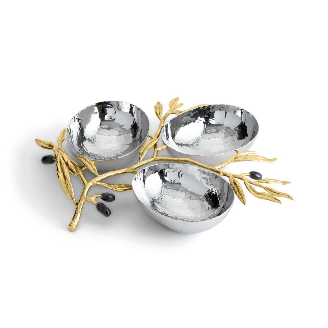 Менажница Michael Aram Olive Branch Triple Dish 112476