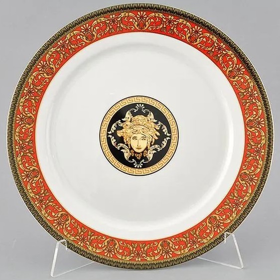 Блюдо круглое Leander Sabina Červená medúza 02111333-B979