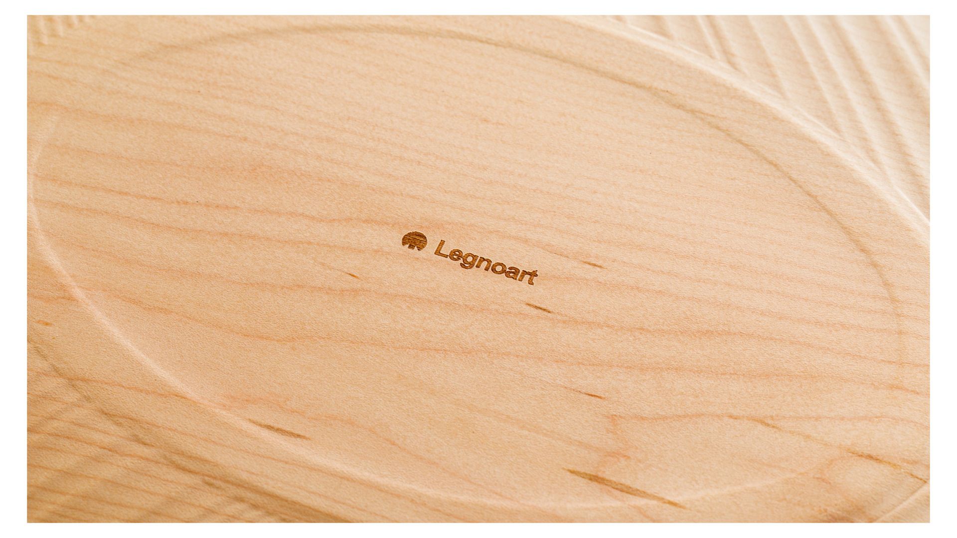 Поднос сервировочный Legnoart Leaf L Maple LT-20