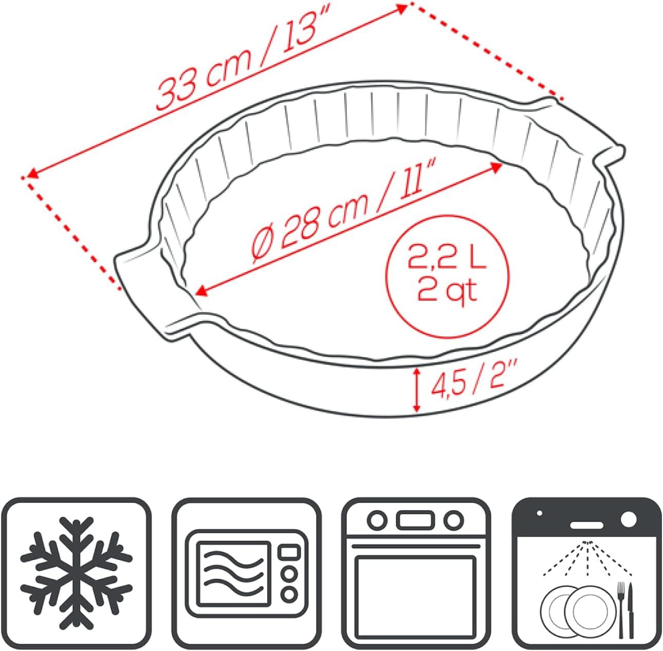 Форма для пирога Peugeot Red 60398
