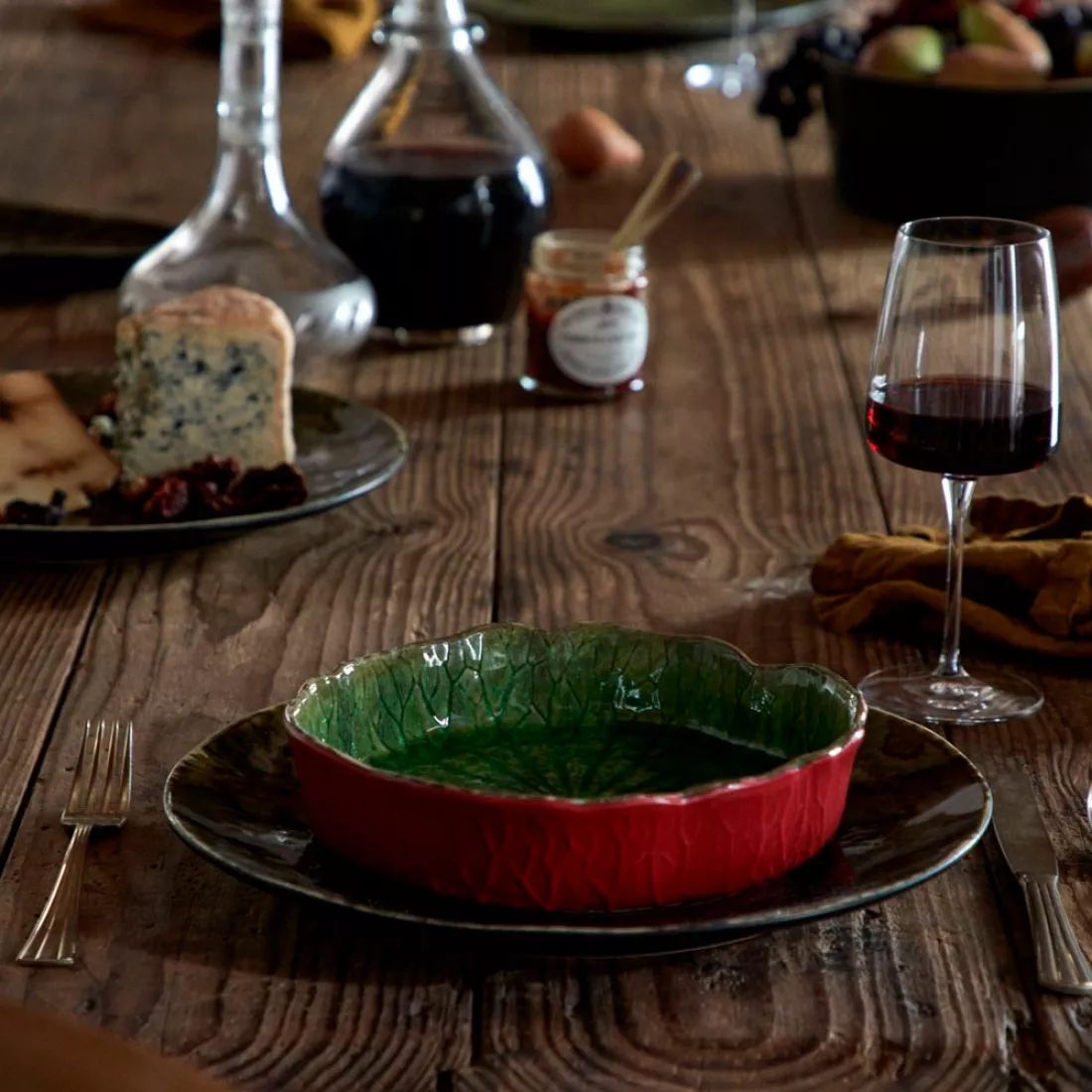 Салатник Costa Nova Riviera Low Bowl VEP223-TMT