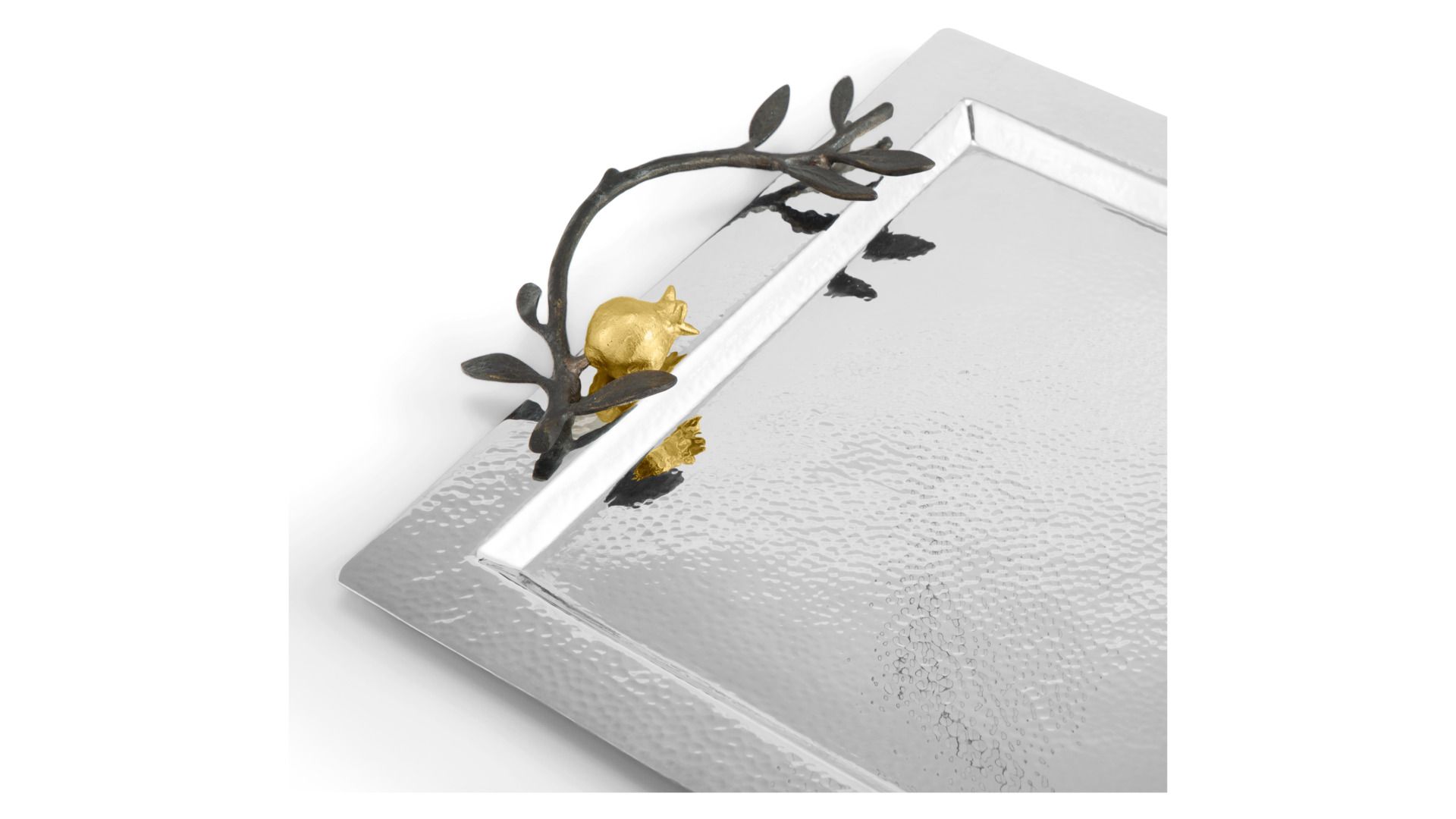 Поднос прямоугольный Michael Aram Pomegranate Serving Tray 175216