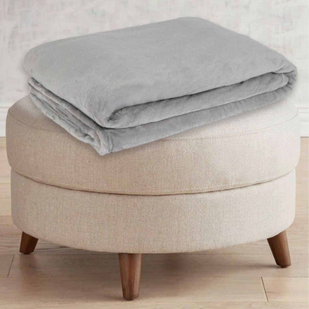 Плед GF Ferrari Flanella Plaid Grigio FER/440864